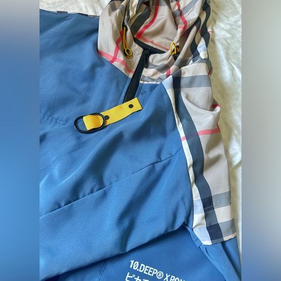 10. Deep X Pokemon windbreaker full zip hooded jacket Mosshino Coutube size M - Picture 10 of 12